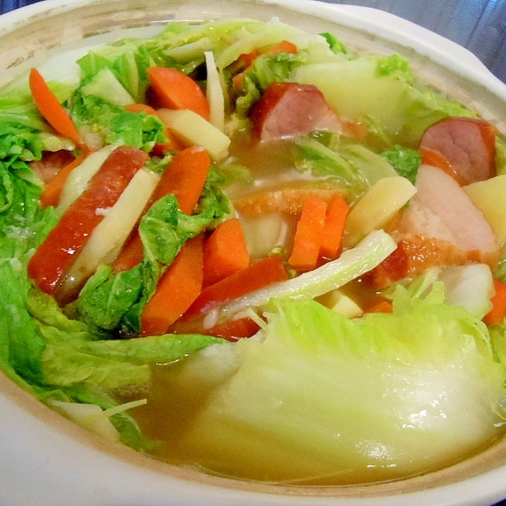 白菜 ベーコン鍋